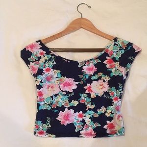 Summer Spring Floral Crop Top!